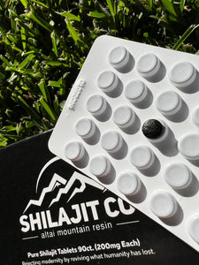 Pure Altai Shilajit Resin Tabs | Monthly Subscription